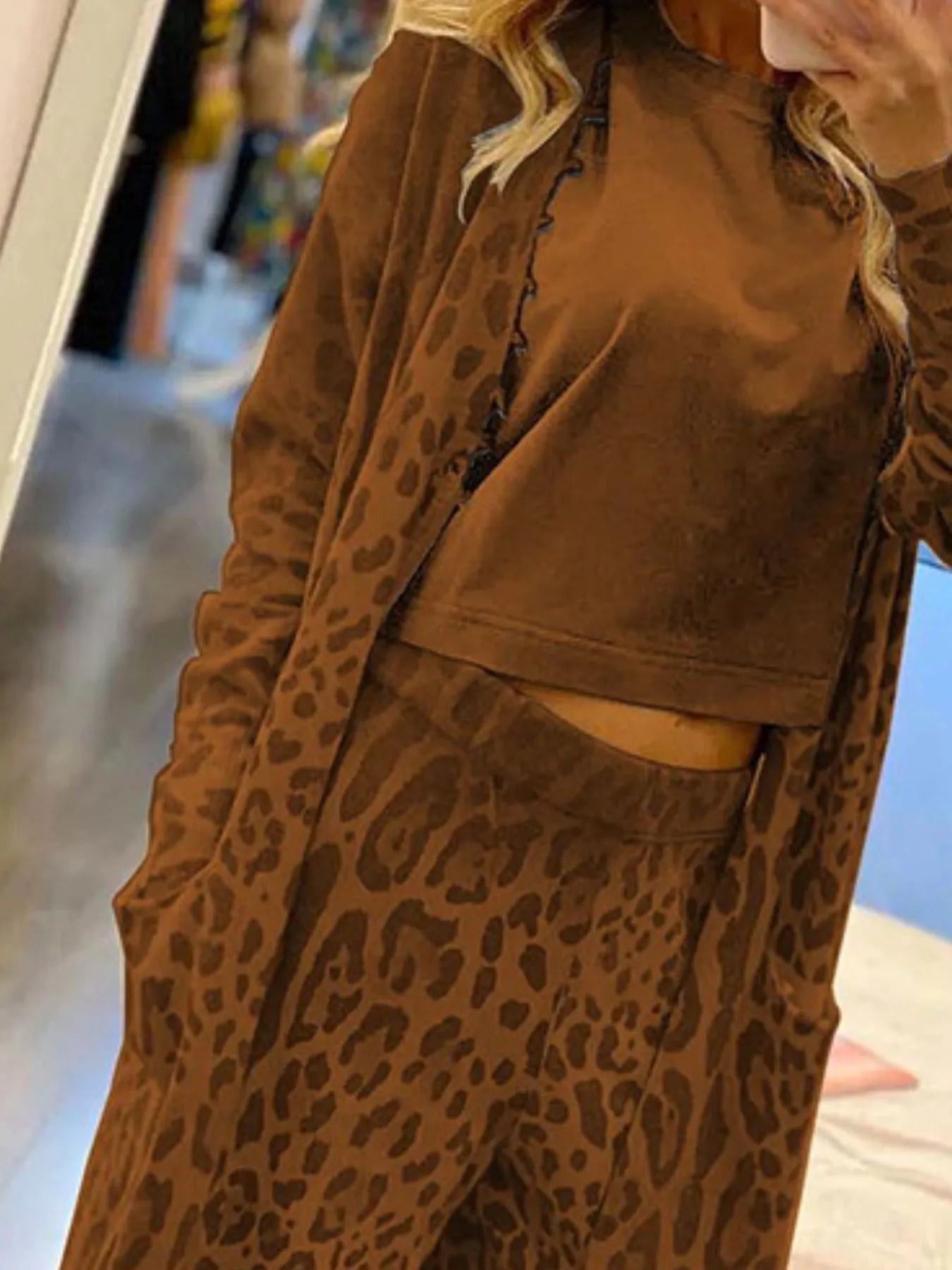 Long Sleeve Longline Outerwear and Pants Set - Bela Fils BoutiqueBela Fils Boutique